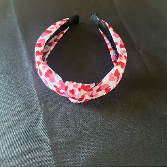 ardorchid Accessories - Heart Patterned Pink Headband
